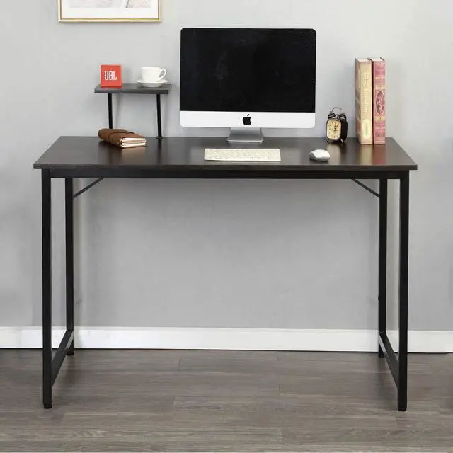 Alt view image 4 of 7 - SogesPower 39 inches Computer Desk Office Desk Gaming Desk Laptop PC Table, Black