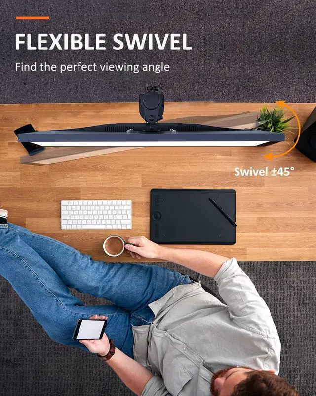Alt view image 5 of 7 - Suptek Single Monitor Mount, Adjustable Monitor Arm Desk Mount Stand for 1 / One Screen up to 32 inch Screen(MD9401)