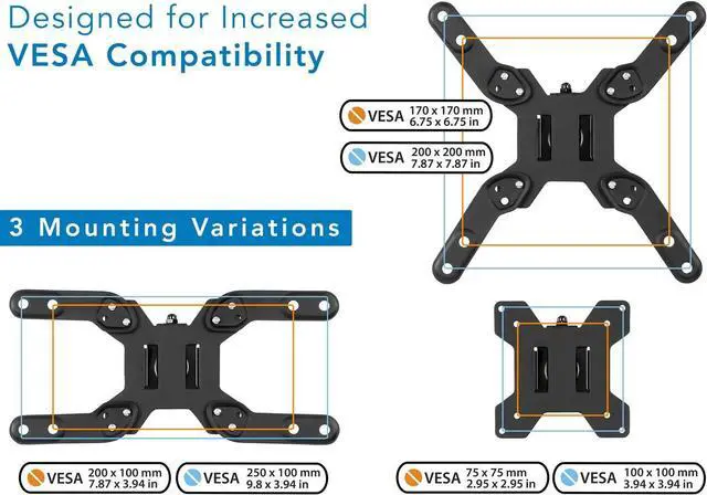 Alt view image 4 of 7 - Mount-It! Large Monitor Desk Mount with VESA 200 (200x200, 200x100) Bolting Pattern, Fits up to 42 Inch and Ultrawide Monitors, Full Motion with Clamp and Grommet Base