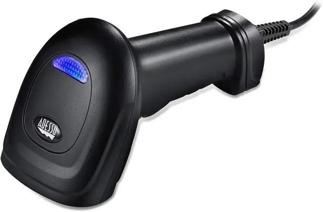 Alt view image 6 of 7 - Adesso NuScan 1600U 1D Handheld CCD Barcode Scanner USB