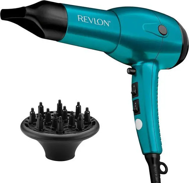 Main image of Revlon Lightweight 1875W Fast Dry Hair Dryer, Blue