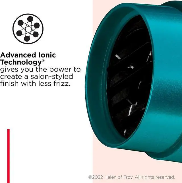 Alt view image 2 of 6 - Revlon Lightweight 1875W Fast Dry Hair Dryer, Blue