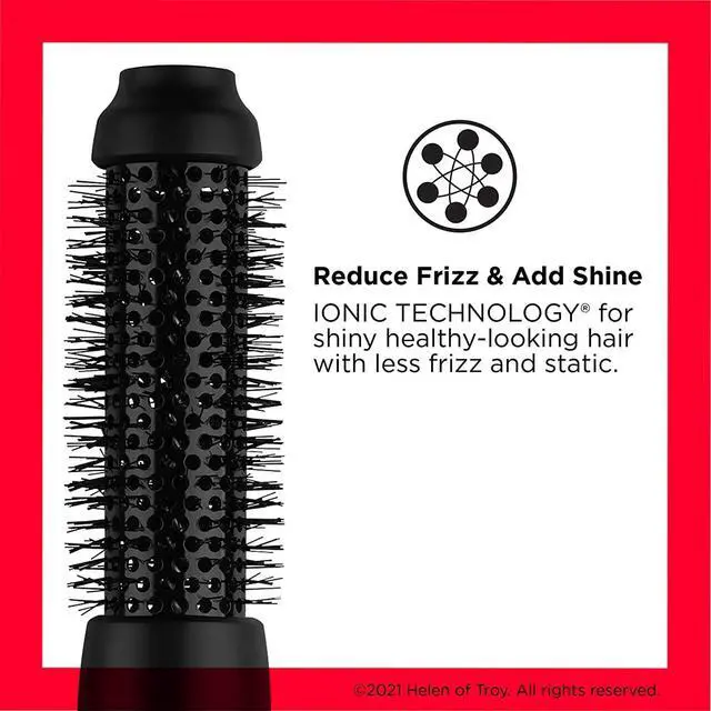 Alt view image 2 of 7 - Revlon One Step Root Booster Round Brush Dryer and Hair Styler, Fight Frizz and Add Volume (1-1/2 in)