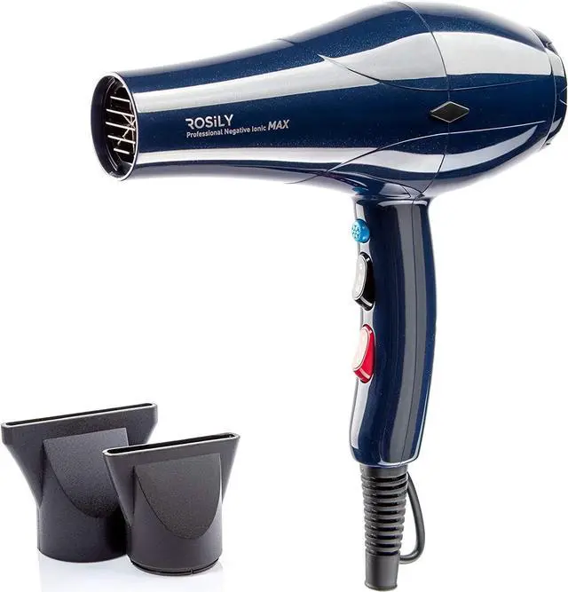 Main image of ROSILY Professional 2200W Ionic Ceramic Hair Dryer | Fast Drying Salon Quality Blow Dryer with Nozzle Attachments for Smooth Shine and Silky Hair | Extra Long Cord and Faster Drying Time