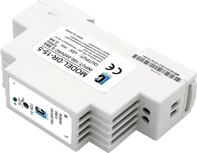 Alt view image 7 of 7 - DC 5V Din Rail Slim Switching Power Supply 15W 2.4A(Input:100-240VAC,Output:5VDC,50/60HZ) Adapter Switch Converter (Volts_of_Direct_Current, 5)