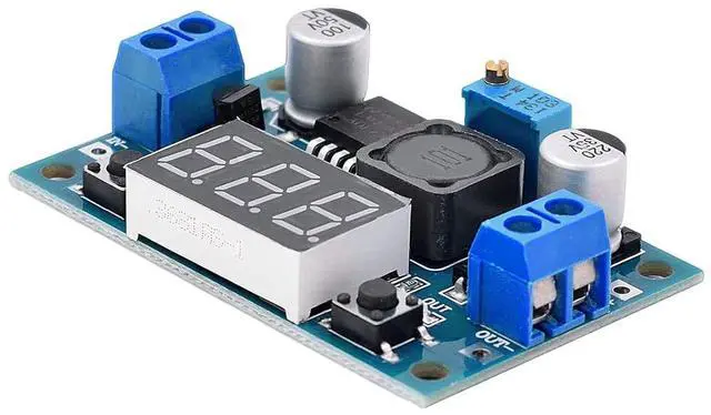 Alt view image 5 of 6 - 3 Pack LM2596 DC to DC Voltage Regulator 4-40V to 1.5-35V Buck Converter with LED Display