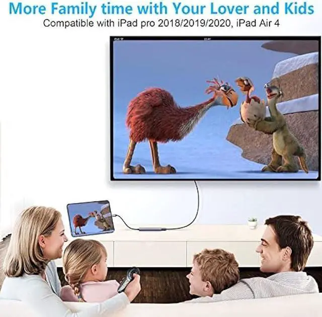 Alt view image 3 of 6 - USB C Hub USB-C to  Adapter - Newmight 6 in 1 USB C  Multiport Adapter with 100W Power Delivery  4K USB3.0 Fast Data Transfer SD/TF Card Reader, for MacBook and Other Type C Devices