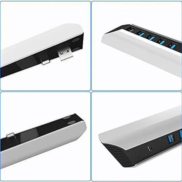 Alt view image 7 of 7 - YOXXZUS USB Hub for PS5, 5-in-1 USB Port Expander Compatible with PS5 Console