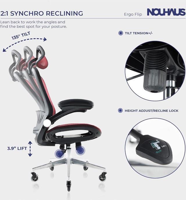 Nouhaus ergoflip 2024 mesh computer chair