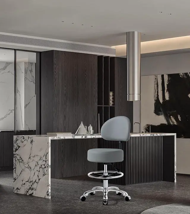 Alt view image 2 of 7 - Lilfurni Adjustable Hydraulic Gas Lift Cylinder,Heavy Duty,Universal Size Replacement for Most Stool Chairs,Smooth and Noiseless