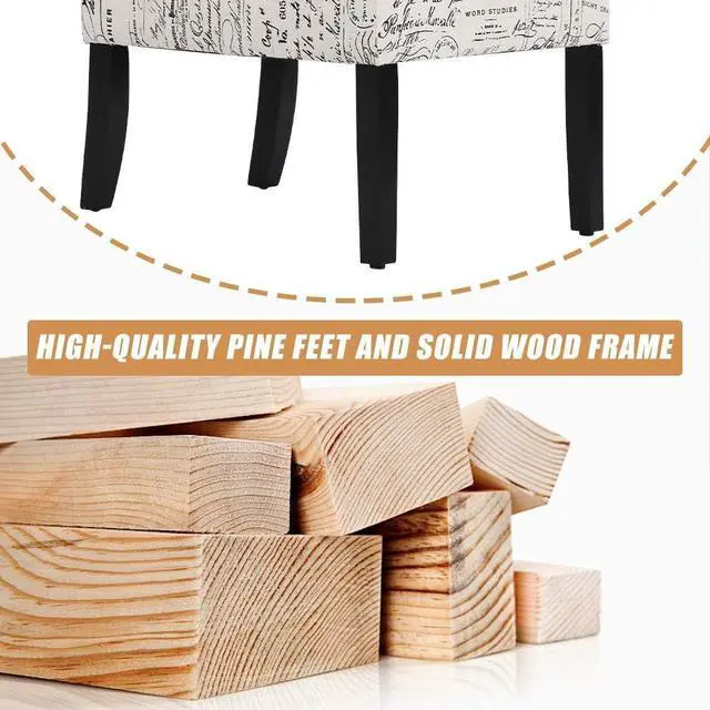 Alt view image 6 of 7 - BestMassage Dining Elegant Design Modern Fabric Living Room Chairs Sofa