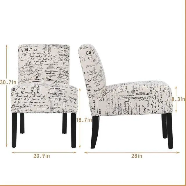 Alt view image 7 of 7 - BestMassage Dining Elegant Design Modern Fabric Living Room Chairs Sofa