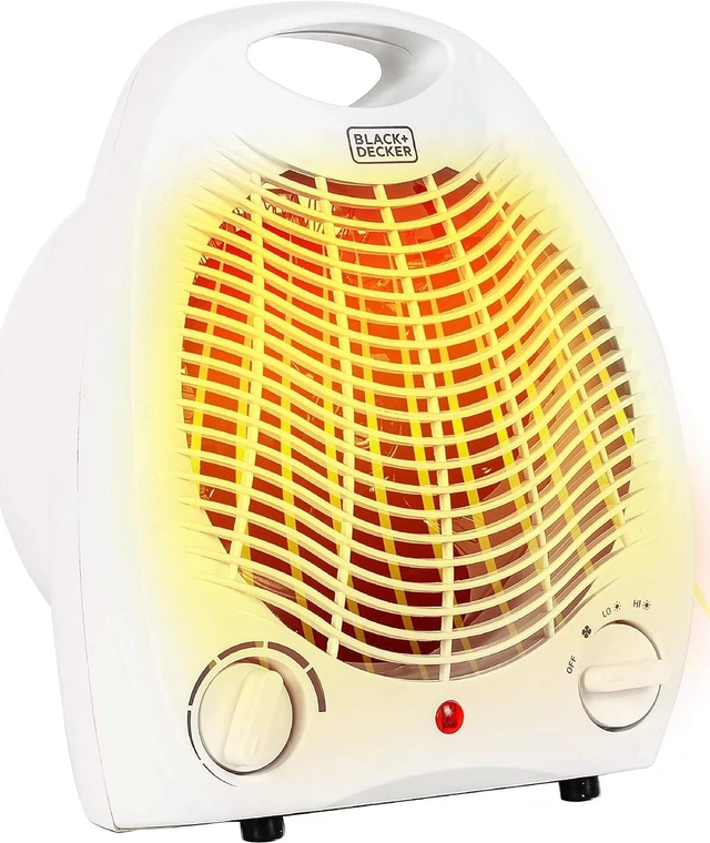 Main image of BLACK+DECKER Personal Desktop Heater, 1500 Watts, BHD101W, White