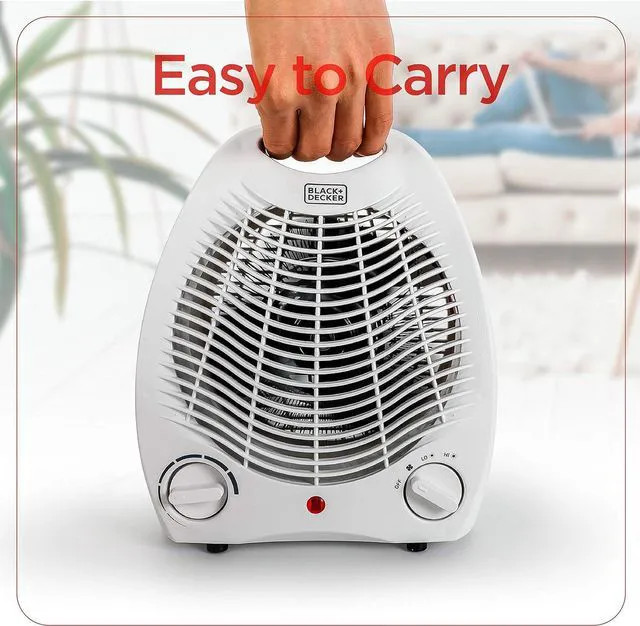 Alt view image 4 of 7 - BLACK+DECKER Personal Desktop Heater, 1500 Watts, BHD101W, White