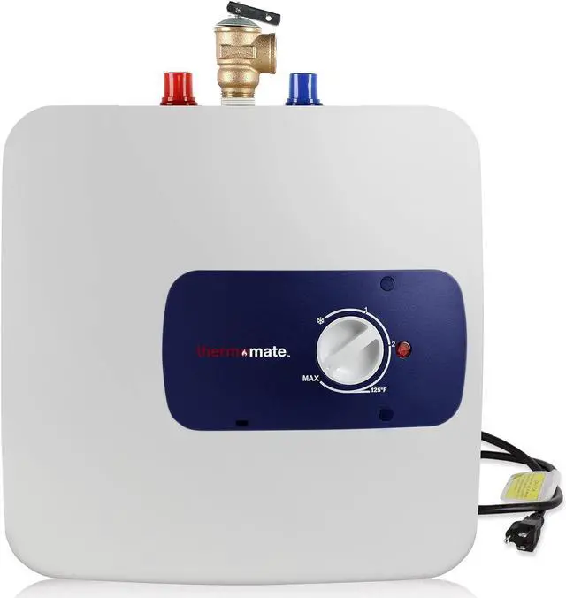 Main image of Thermomate Mini Tank Electric Water Heater ES400 4 Gallons Point of Use Water Heater for Instant Hot Water Under Kitchen Sink 120V 1440W