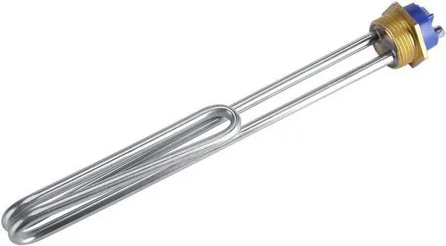 Main image of Immersion Water Heater, Electric Water Heater, 220V 3000W Heater Element Hot Water Stainless Steel Electric Immersion Heater Tube Water Heating Tube Thread Copper Head Element Hose
