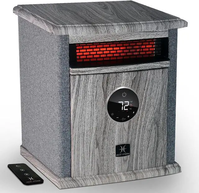 Main image of Heat Storm HS-1500-ILODG Cabinet Heater, 15" H x 13.5" W x 11" D, Gray