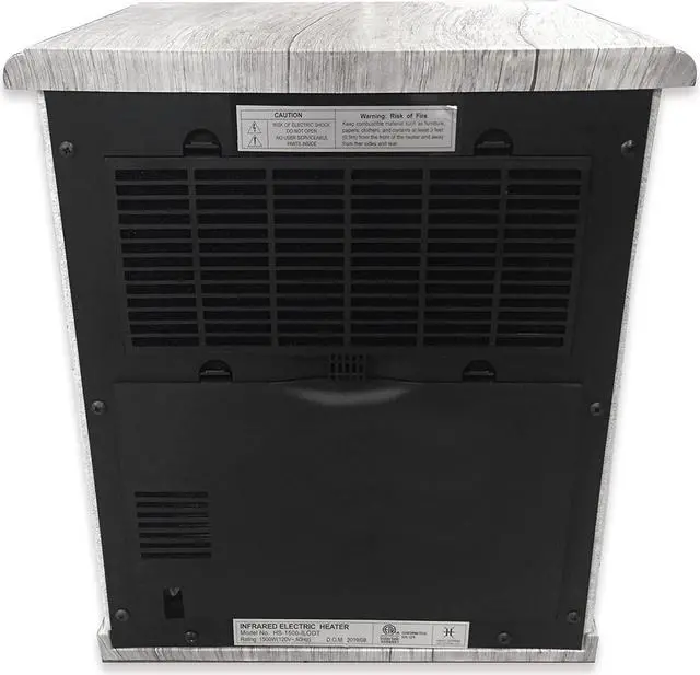 Alt view image 5 of 7 - Heat Storm HS-1500-ILODG Cabinet Heater, 15" H x 13.5" W x 11" D, Gray