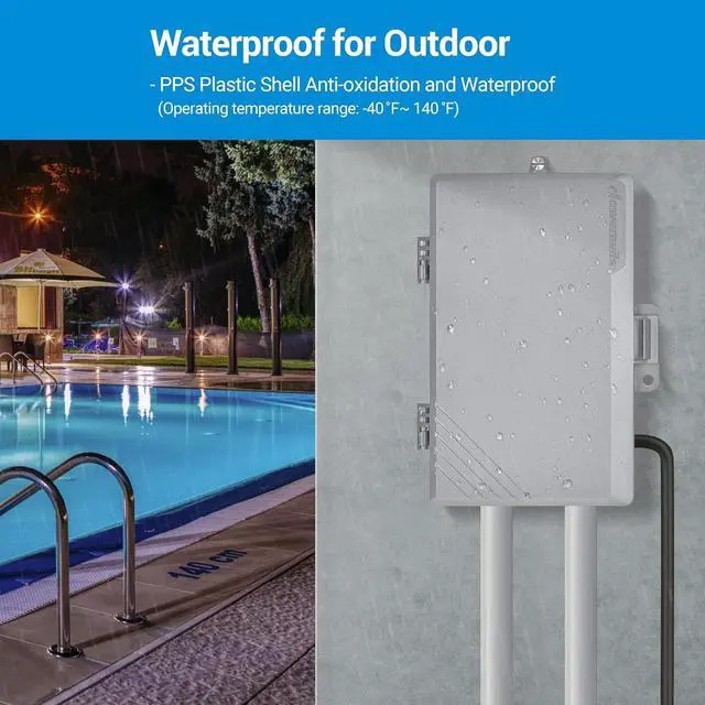 Alt view image 4 of 7 - DEWENWILS Pool Pump Timer, Mechanical Timer Box Outdoor, Heavy Duty 2HP 40A 120-277 VAC, 24-Hour Programmable ON/Off Timer Switch for Water Heater, Pool Pump, ETL Listed