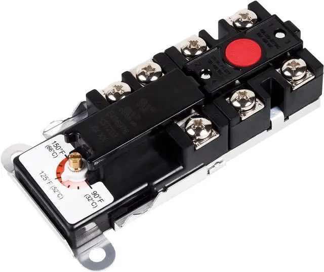 Main image of Zero TOD Style Single Element Thermostat 120/480VAC Water Heater Thermostat UL Approved