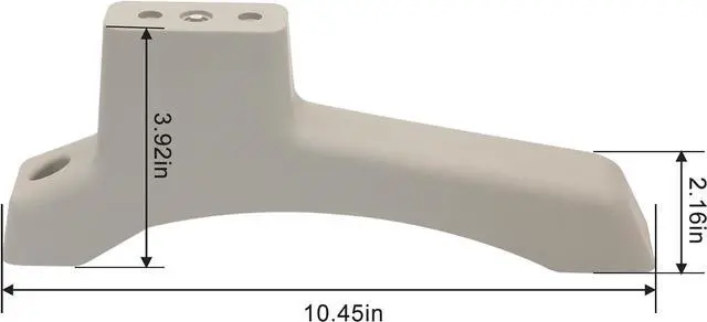 Alt view image 5 of 7 - Propane Wall Heater Legs, Wall Heater Floor Mounting Kit for Dyna Glo heater