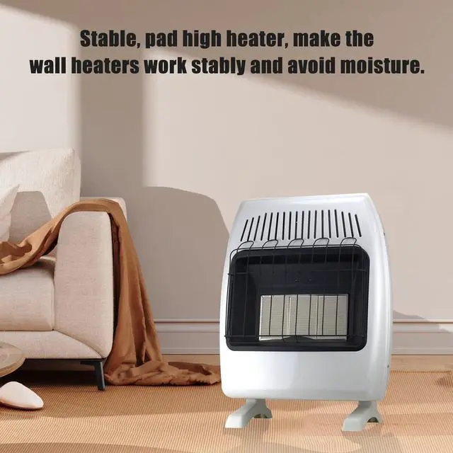 Alt view image 6 of 7 - Propane Wall Heater Legs, Wall Heater Floor Mounting Kit for Dyna Glo heater