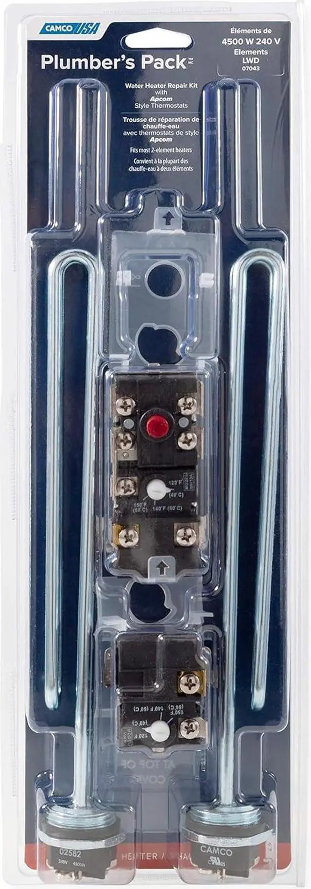 Alt view image 2 of 2 - Camco 07043 LWD Apcom Style Plumber's Pack Water Heater Repair Kit