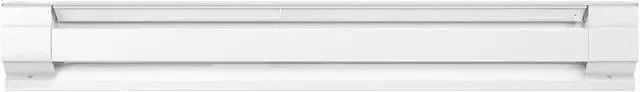 Alt view image 2 of 7 - Cadet Manufacturing 09954 240-Volt White Baseboard Hardwire Electric Zone Heater, 1000-Watt, 48-Inch