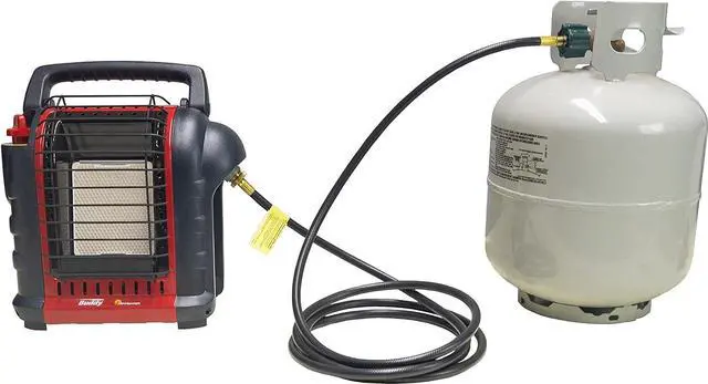 Alt view image 4 of 4 - Mr. Heater 12-Feet Propane Hose Assembly, Acme Nut x 1 by 20 Male Throwaway Cylinder Thread