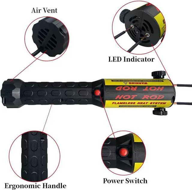 Alt view image 3 of 6 - Solary Magnetic Induction Heater, 1000W 110V Flameless Induction Heater with 8 Coils, Handheld Rusty Screw Removing Tool