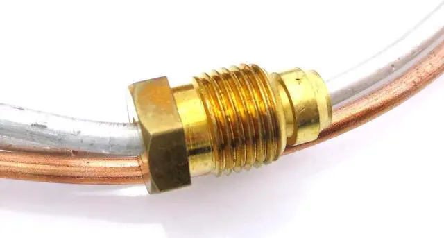 Alt view image 4 of 7 - Meter Star Water Heater Pilot Burner with Pilot Thermocouple and Tubing LP Propane 1 Set,Thermocouple 0.5 Meter M9x1,Alumium Pipe 0.55 Meter