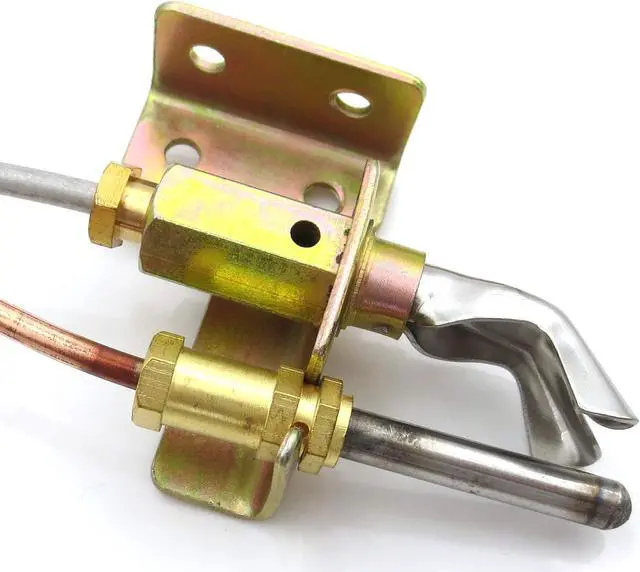 Alt view image 3 of 7 - Meter Star Water Heater Pilot Burner with Pilot Thermocouple and Tubing LP Propane 1 Set,Thermocouple 0.5 Meter M9x1,Alumium Pipe 0.55 Meter