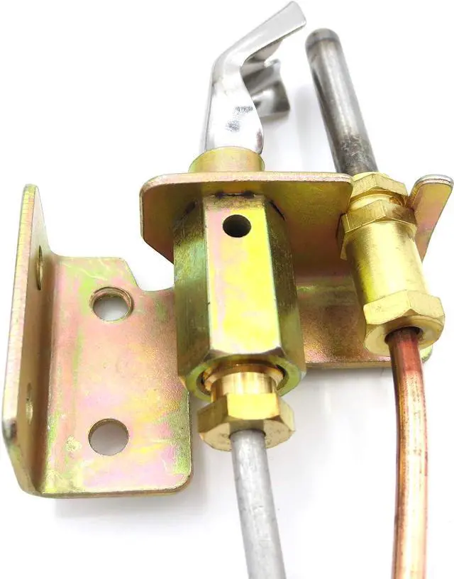 Alt view image 6 of 7 - Meter Star Water Heater Pilot Burner with Pilot Thermocouple and Tubing LP Propane 1 Set,Thermocouple 0.5 Meter M9x1,Alumium Pipe 0.55 Meter