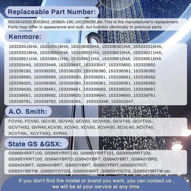 Alt view image 4 of 7 - Upgraded 9003542 Natural Gas Pilot Assembly, 100109295 18324-190 9003542 Pilot Assembly Replacement Compatible with A.O.Smith, Kenmore, State GS and GSX Natural Gas Water Heater-190 Degree C