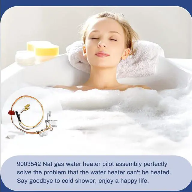 Alt view image 6 of 7 - Upgraded 9003542 Natural Gas Pilot Assembly, 100109295 18324-190 9003542 Pilot Assembly Replacement Compatible with A.O.Smith, Kenmore, State GS and GSX Natural Gas Water Heater-190 Degree C