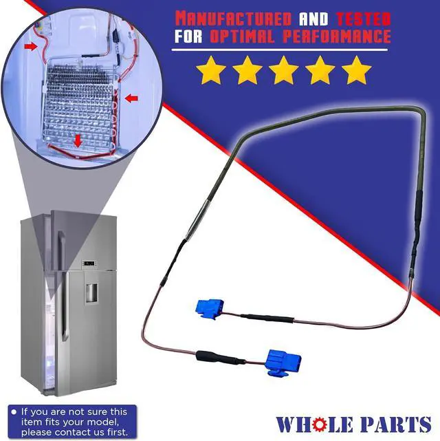 Alt view image 3 of 7 - Whole Parts DA47-00244W Refrigerator Defrost Heater Assembly - Replacement and Compatible with Some Samsung Refrigerators - Non-OEM Samsung Appliance Parts & Accessories - 2 Yr Warranty
