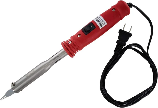 Main image of MIYAKO 100 Watt Soldering Iron with High-Performance Ceramic Heater, Heavy Duty Pencil Style Welder with Plastic Handle, Replaceable Tip and Power Switch (74B8100)