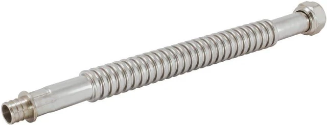 Main image of Eastman 0438618 Corrugated Stainless Steel Water Heater Connector, 3/4 inch Crimp PEX x 3/4 inch FIP, 18 inch