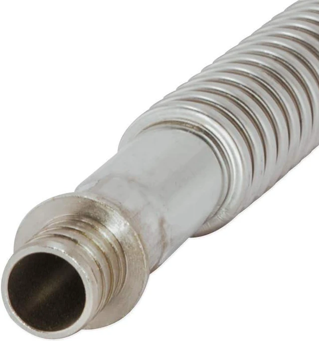 Alt view image 3 of 4 - Eastman 0438618 Corrugated Stainless Steel Water Heater Connector, 3/4 inch Crimp PEX x 3/4 inch FIP, 18 inch