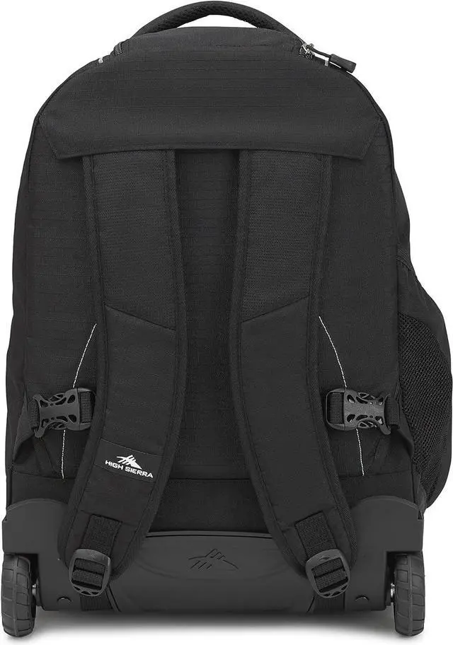 Alt view image 2 of 5 - High Sierra Freewheel Wheeled Laptop Backpack, Black, One Size