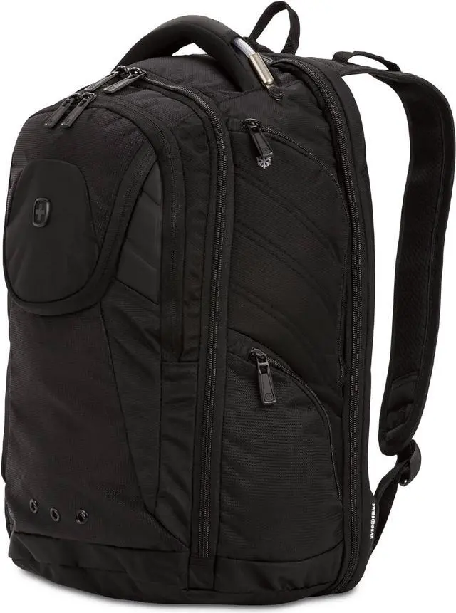 Main image of SwissGear 2762 ScanSmart Laptop Backpack, Black, 17-Inch, Black, 17-Inch, 2762 Scansmart Laptop Backpack