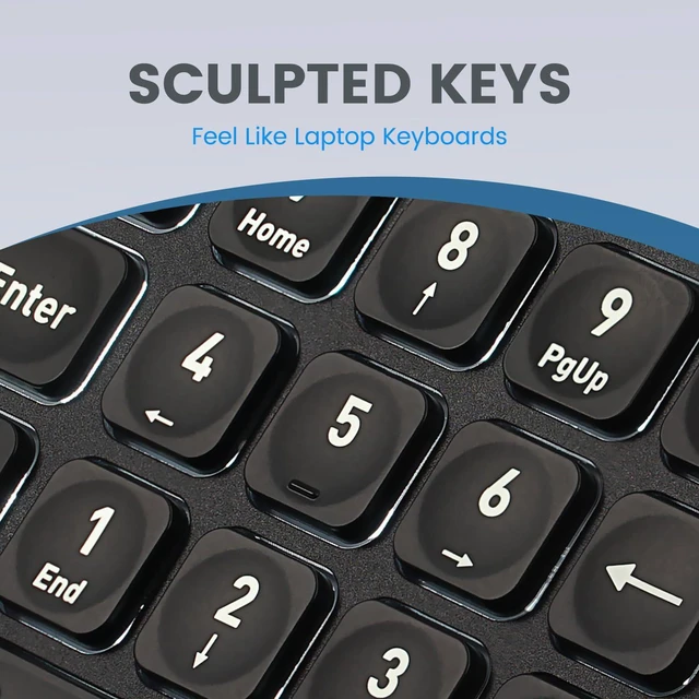 Alt view image 4 of 5 - Perixx PERIBOARD-333B Wired Backlit USB Keyboard- X Type Scissor Keys - Compact 14.25x4.57 Inches - Big Print Letters - White Backlit - US English,11618