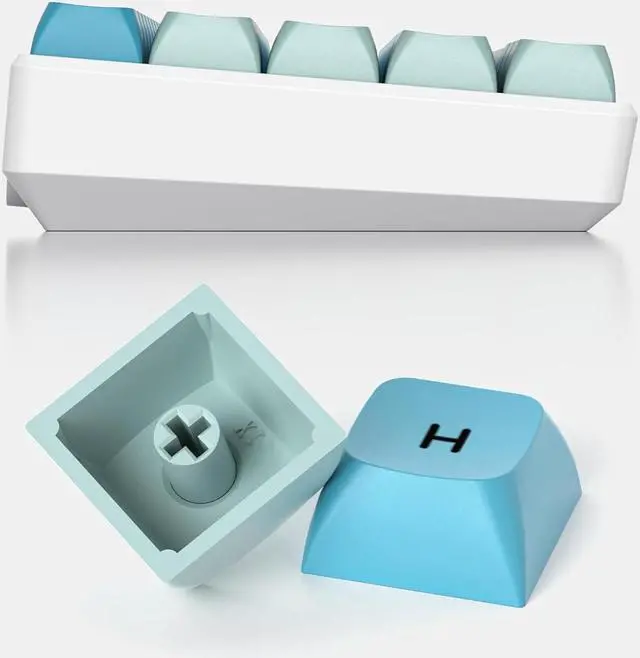 Alt view image 5 of 6 - Guffercty kred GTSP XDA Profile PBT Keycaps, 124-keys Custom Dye Sublimation keycaps US Layout with MAC Keycaps for Fullsize, Tenkeyless, Winkeyless, 75%, 65%, 60% Keyboard (Banyan)