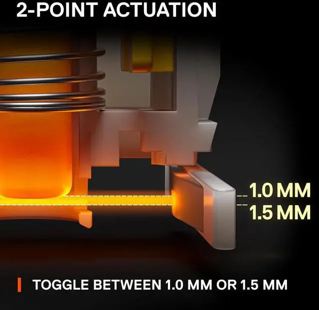 Alt view image 5 of 7 - New SteelSeries Apex 9 TKL  HotSwap Optical Mini Keyboard  TKL Esports Design  Optical Switches  RGB Customization  Aluminum Alloy Frame  Double Shot PBT Keycaps