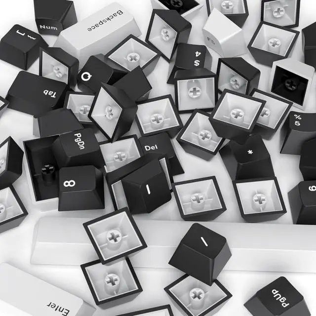 Alt view image 4 of 7 - Mosptnspg WOB Cherry Profile Custom keycaps168 Key PBT Doubleshot Key Cap Set for 60%/64/84/108 Cherry/gateron MX switches US ANSI Layout Mechanical Keyboard