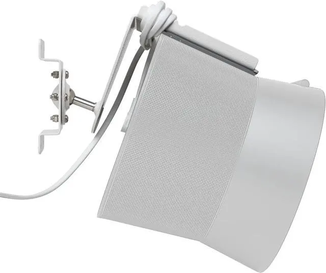 Alt view image 3 of 4 - shinar Metal Wall Mount Compatible with Sonos Era 300 Swivels up to 360° / Tilts -70° / +70° Rotation Without Adjusting Screws Max. 12 kg (2-Pack, White)