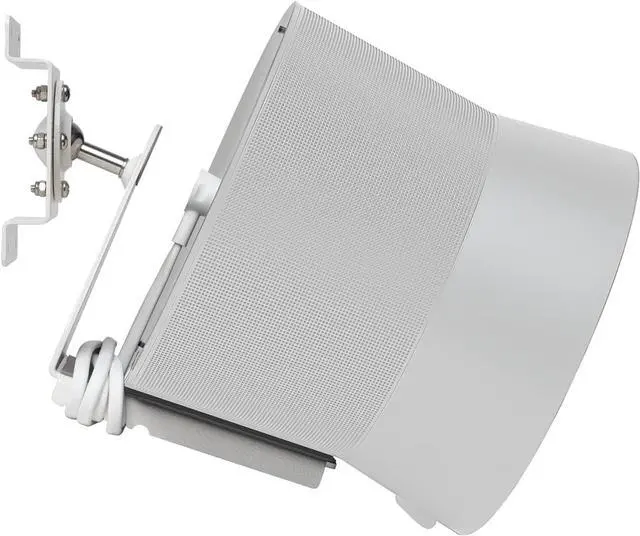 Alt view image 4 of 4 - shinar Metal Wall Mount Compatible with Sonos Era 300 Swivels up to 360° / Tilts -70° / +70° Rotation Without Adjusting Screws Max. 12 kg (2-Pack, White)