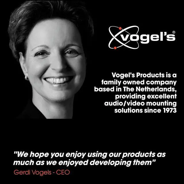 Alt view image 7 of 7 - Vogel's TVM 5645 Full-Motion Ultra-Thin TV Wall Bracket for 40-77 inch TVs, Max. 99 lbs, Swivels up to 180°, Full-Motion TV Mount max. VESA 600x400