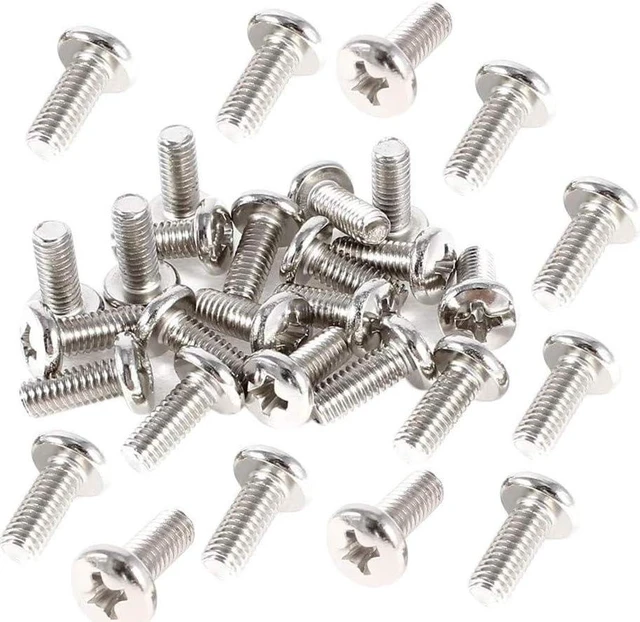 Main image of bnafes 40 Pieces VESA Computer TV LCD Monitor Stand Bracket Mounting Screw M4x10mm