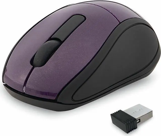 Main image of Verbatim Wireless Mini Travel Optical Mouse - Purple